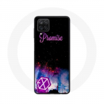 Coque pour Samsung Galaxy A12 Exo Groupe K-pop Logo Chanson Promise
