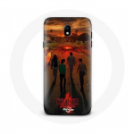 Coque pour Samsung Galaxy J5 2017 Stranger Things Saison 4 Affiche Art Equipages de la Nouvelle Th&eacute;o