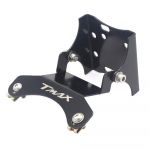 Motorcycle Windscreen Navigation Bracket USB charger mobile phone mounting Holder For YAMAHA TMAX 530 T-MAX 530 2017- B black