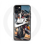Dėklas - Maniacase - Iphone 13 Mini - Nike Logotipas - Silikoninis - Mink&scaron;tas juoda