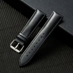 18mm 20mm 22mm Odinė laikrodžio apyrankė Natūralios odos laikrodžio dirželis Universalus segtukas su smeigtuku Laikrodžio priedai Jaučio odos vandeniui atsparus dirželis Priedai 20mm