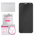 apgo Privacy Matte Hybrid protective glass compatible with Kruger&Matz Move 8, flexible nano glass, great replacement for tempered glass, scratch-resi