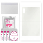 apgo MATTE Protective Skin Sticker for the back compatible with Lenovo Tab M9 WiFi, Wrap Film, Hydrogel Film, Flexible, Soft TPU with positioning laye