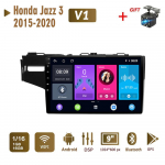 2 din Android automobilio radijo multimedijos vaizdo grotuvas, skirtas Honda Jazz 3 2015-2020 Fit 3 GP GK 2013-2020 Navigation GPS WIFI Head Unit 1+16GB 1+16GB