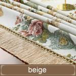 Europos retro stiliaus valgomojo staltiesė su kutais prabangiu siuvinėjimo staltiesės dangteliu gėlėmis Eleganti&scaron;ka staltiesės dekoracija Svetainė 130x180cm