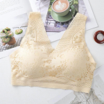Besiūlės, kvėpuojančios, nėrinės &bdquo;push Up&ldquo; liemenėlės moterims Sexy Wire Be Wire Vir&scaron;utinis apatinis trikotažas V formos i&scaron;kirpte Bralette apatiniai apatiniai XXXL