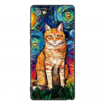 Telefono dėklas Samsung Galaxy M62 M52 M51 M32 M31 M22 M11 F62 F52 F42 F22 F12 Dėklai Vir&scaron;elis Katė Van Gogas Žvaigždėta naktis Aliejinė tapyba Samsung M01