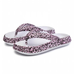 Vasaros poros &scaron;lepetės leopardo ra&scaron;to storos apatinės vyri&scaron;kos basutės moteri&scaron;kos basutės 36/37 balta