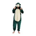 &bdquo;Snorlax Cosplay&ldquo; kostiumas suaugusiems &bdquo;Kigurumi&ldquo; vientisa pižama animacinių filmų mar&scaron;kinėliai Helovinui viso kūno drabužiai M žalia
