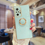 Prabangus žiedo laikiklis padengtas telefono dėklas, skirtas Xiaomi Redmi Note 10 5G Note10 Pro Max 10s 10pro stovui, mink&scaron;tas silikoninis galinis dangtelis redmi note 10 pro