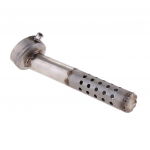 160 mm ilgio motociklo i&scaron;metimo vamzdžio kampinė pertvara 48 mm