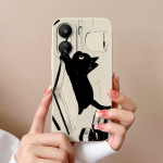 Naujas animacinio modelio dangtelis skirtas Xiaomi Redmi 12 13 13C K60 Ultra K70 Note 13 Pro Bumper Anti Drop Liquid Mink&scaron;tas silikonas Pretty Phone Case Shell for Redmi Redmi Note 13 Pro 5G
