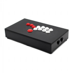 Žaidimo rankena su metaliniu apvalkalu visais mygtukais Hitbox Style Arcade Joystick Fight Stick valdiklis, skirtas kompiuterinių žaidimų priedams