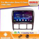 Skirta Mercedes Benz S-Class S Class W220 VV220 1998&ndash;2005 Android Video Multimedia Automobilinė navigacija 5G NO 2DIN DVD Carplay 5G 4 core 1GB+32GB carplay