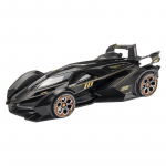 1/22 Lamborghini V12 GT Lydinio Miniatiūrinis Automobilio Modelis Diecast Metalinis Mastelio Automobilis Garso ir &Scaron;viesos Kolekcija Vaikų Žaislinis Automobilis Transporto Priemonės Dovana juoda