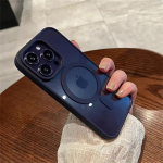 Prabangus Magsafe skaidrus dėklas, skirtas iPhone 16 15 14 13 12 11 Pro X XS XR Max Mini 7 8 Plus SE 2022 magnetinis belaidžio įkrovimo dangtelis iPhone 16 Pro