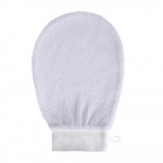 Rayon Bath For Peeling &Scaron;veičiamoji pir&scaron;tinė du&scaron;o &scaron;veitimui Pir&scaron;tinės kūno masažas Sponge Wash odą drėkinančios SPA putos balta