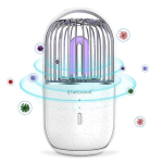 Ultravioletinė baktericidinė lempa LED UV sterilizatoriaus &scaron;viesos automobilio ozono elektrinis pa&scaron;alinimo dezodoravimo sterilizatorius, skirtas drabužių spintos batų spintelei balta
