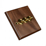 Lėk&scaron;telė, Medinis I&scaron;ėjimo Ženklas, Vintažinis Dizainas, Žalvarinis Svirtinis Jungiklis, Dekoratyvinė Sieninė Plok&scaron;telė Vie&scaron;bučiui, Kavinei Three Levers