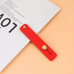 &bdquo;Candy Color&ldquo; pir&scaron;to žiedo laikiklis Silikoninis telefono apyrankės laikiklis. tamsiai mėlyna