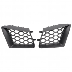 2 vnt. Priekinio buferio vir&scaron;utinės grotelės kairė de&scaron;inė matinė juoda atsarginė dalis Seat Ibiza Cordoba 6L 2002 2003 2004 2005 2006 2007-2009 juoda
