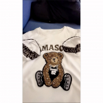 Moteri&scaron;ki mar&scaron;kinėliai Diamond Summer Oversize Y2k Drabužiai O Kaklo Kasdieniai madingi mar&scaron;kinėliai L