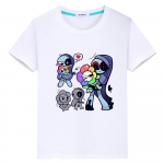 &bdquo;Dandys World&ldquo; spausdinti mar&scaron;kinėliai vaikams, berniukams, 10 metų, vir&scaron;utiniai drabužiai, 100 % medvilnė, animaciniai mar&scaron;kinėliai, trumpi anime &bdquo;pride&ldquo; mar&scaron;kinėliai, y2k vienetiniai mergaiti&scaron;ki drabužiai 150 balta