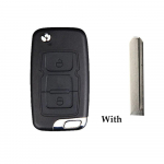 Flip Car Key Shell, skirtas Geely/Emgrand EC7 GC715 EC718/Englon SC3 SC5 SC7/Free Cruiser GX7 2button right blade