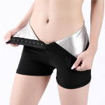 Naujausi Moteri&scaron;ki prakaituojantys elastingi juosmens treniruokliai Tummy Control Fitness Antblauzdžiai &Scaron;ortai M