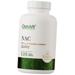Acetilcisteinas, NAC VEGE, Ostrovit 120tab (70250014) 120tab