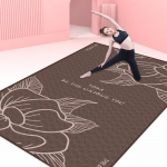 Neslystantis smūgius sugeriantis jogos ir fitneso kilimėlis - Itin ilgas ir platus vyrams ir moterims 140x200 cm