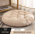 Ergonomi&scaron;ka tatamio kėdės pagalvėlė biurui ir svetainei Large Round: 55cm, Thick 10-12cm