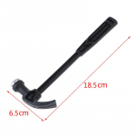 Plastikinė rankena Mini Claw Hammer medienos apdirbimo nagų perforatorius Metalo plaktuko įrankis