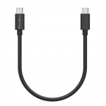 20 cm USB-C USB-C juodas laidas, skirtas Realme X2 / X2 Pro / X3 SuperZoom / XT / X50 Pro 5G Phonillico&reg;