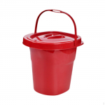 Naktipuodis &Scaron;lapimo indas Patogus naudoti Tvirtas Stabilus pagrindas Komodos kibiras Puodukas patalpoms raudona