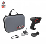 Mini 6401 RC automobilis su kamera su nuotolinio valdymo pultu 1/64 720P FPV kameros transporto priemonė su giroskopu RC lenktyninis automobilis žaislas vaikams sidabras