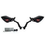 8mm/10mm Universalus Motociklo Galinio Vaizdo Veidrodėlis Honda Suzuki GSX S750 S950 GSR 600 750 Benelli TRK 125 251 502X juoda