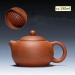 Yixing arbatinukas purpurinis molis Xishi arbatinukas grožio virdulys Žalia rūda Rankų darbo Arbatos rinkinys autenti&scaron;kas Tie Guanyin Puer 188 skylučių filtras