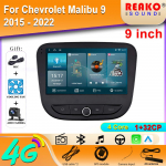 Automobilinis radijas Carplay skirtas Chevrolet Malibu 9 2015 - 2022 Navigacija GPS Multimedijos grotuvas Android Auto Autoradijas Wifi Stereo Ne 2din 4 core 1+32 carplay