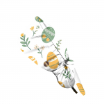 Madinga Velykinio ra&scaron;to darbo kepurė, Laisvalaikio moteri&scaron;ka kepurė su skylute uodegai, Plaukų plovimo kepurė, Baotou kepurė One Size rožinė