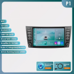 Ossuret 8 Mercedes Benz E-klasei W211 E200 E220 E300 E350 E240 E270 E280 W219 su automobilio radijo palaikymu, belaidžiu i&scaron;maniuoju DVR, Carplay, Android Auto P1 4Core 1G 32G AI