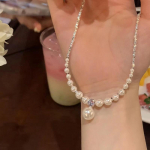 Advanced Sense Pearls Kaklo papuo&scaron;alas moterims Merginoms Paprasti perlų pakabukas raktikaulio grandinėlė Vakarėlis Papuo&scaron;alai Priedai Dovanos