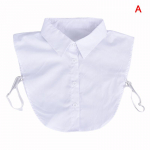 Nuimamas atvartas netikras apykaklė Klasikinė netikra palaidinė Nuimamas moteri&scaron;kas/vyri&scaron;kas aksesuaras Pointed collar balta
