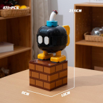 Super Mario Bros kaladėlės Yoshi Luigi Žvaigždė Surinkimas Klaustukas MOC 3D modelis Mario Mini kaladėlių žaislas Kalėdų dovanai No Box
