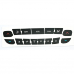 Oro kondicionavimo valdymo pulto mygtuko remonto lipdukas, skirtas Renault Megane/ Master/ Scenic Radio Audio mygtuko remonto lipdukas