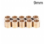 10 vnt biliardo snukerio žalvarinis snukerio antgalis biliardas baseino lazda 9 mm