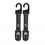 Napolex JK-104 Automobilio naudingumo kabliukai, natūralios odos pojūtis, bagažo kabliukai, 2 vnt. rinkinys, Dirželis 185 x 31 x