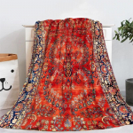 Geometrinis Etninis Boho Ra&scaron;tas Flanelinis Mestas Antklodė Mink&scaron;ta &Scaron;ilta Namų Sofos Dekorui Vaikams Suaugusiems Kempingo Antklodė Karali&scaron;ko Dydžio 40x50in