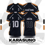 Haikyuu Fukurodani Hinata Animacinis Anime Cosplay Vyri&scaron;kas Džersis Trumpomis Rankovėmis Vaikų Mar&scaron;kinėliai Drabužiai Unisex Vir&scaron;ūnės Nauja Mada Moteri&scaron;ki Mar&scaron;kinėliai L