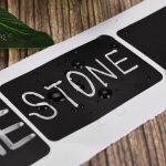 120 vnt. Neper&scaron;lampama lentos virtuvės prieskonių etikečių lipdukai Jam Jar Butelių etiketės